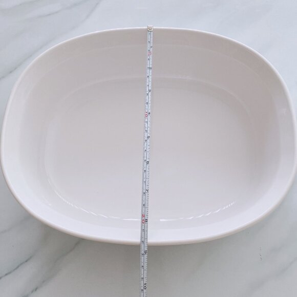 Corningware Stoneware Casserole Dish w/ Pyrex Glass Lid, French White - Picture 3 of 3
